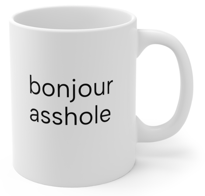 bonjour asshole coffee muf